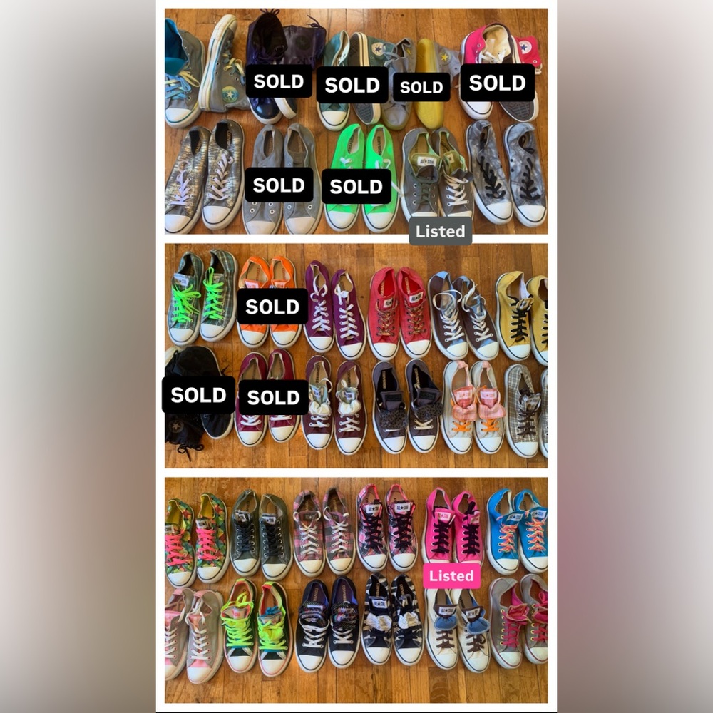 COMING SOON - Converse All Star chucks - Size 8M